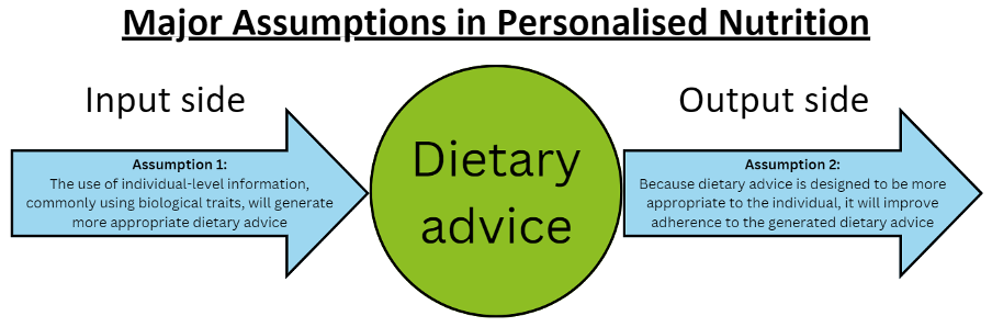 Major assumptions graphic